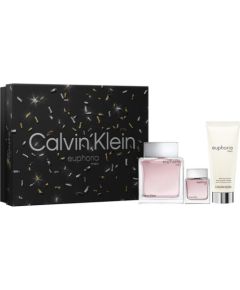 Set Calvin Klein: Euphoria Eau De Toilette For Men 100ml + Euphoria Eau De Toilette For Men 15ml *Miniature + Euphoria After-Shave Balm 100ml Парфюмерные наборы