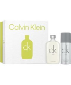 Set Calvin Klein: CK One Eau De Toilette Unisex 100ml + CK One 24h Protection Deodorant Spray For Men 150ml Dāvanu komplekti