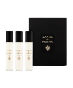 Set Acqua di Parma: Signatures Of The Sun - Sakura Eau De Parfum Unisex 12ml + Signatures Of The Sun - Yuzu Eau De Parfum Unisex 12ml + Signatures Of The Sun - Osmanthus Eau De Parfum Unisex 12ml Dāvanu komplekti