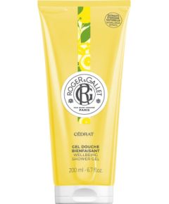 Roger & Gallet Cedrat Shower Gel For All Skin Types 200ml Dušas želejas ķermenim
