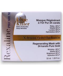 Rexaline Line Killer X-Treme Gold Regenerating Cream Mask For Face 50ml Sejas kopšana