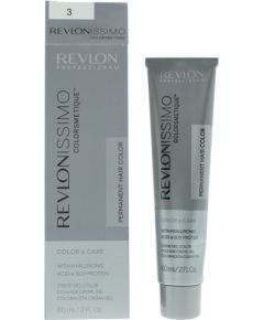 Revlon Revlonissimo Colorsmetique Hyaluronic Permanent Hair Dye 3 Dark Brown 60ml Уход за волосами