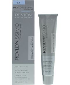 Revlon Revlonissimo Colorsmetique Hyaluronic Acid Permanent Hair Dye 9.1 Very Light Ash Blonde 60ml Уход за волосами