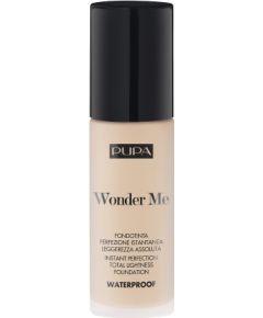 Pupa Wonder Me Paraben-Free Waterproof Liquid Foundation 009 Alabaster - Neutral 30ml Kосметические средства