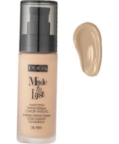 Pupa Made To Last Paraben-Free Long Lasting Liquid Foundation 050 Sand 30ml *Tester Kосметические средства