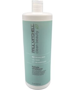 Paul Mitchell Clean Beauty Hydrate Vegan Hair Conditioner For Nourishing 1000ml Matu kopšana
