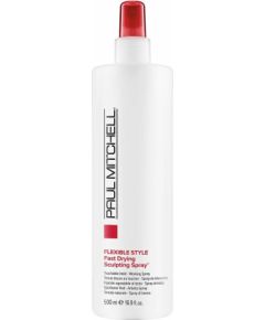 Paul Mitchell Flexible Style Fast Drying Sculpting Paraben-Free Hair Spray Shine & Body Medium Hold 500ml Matu kopšana