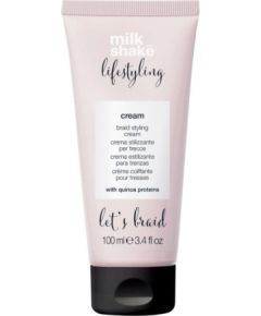 Milk Shake Lifestyling Braid Quinoa Proteins Hair Styling Cream 100ml Matu kopšana