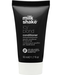 Milk Shake Icy Blond Milk Proteins Hair Conditioner Counteracts Yellow Or Orange Tones 50ml Matu kopšana