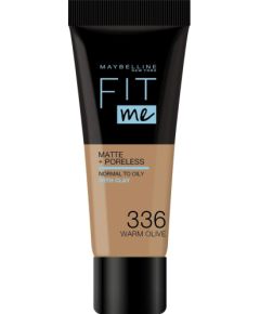 Maybelline Fit Me Matte + Poreless Liquid Foundation 336 Warm Olive 30ml Kосметические средства