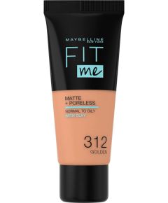 Maybelline Fit Me Matte + Poreless Liquid Foundation 312 Golden 30ml Kосметические средства