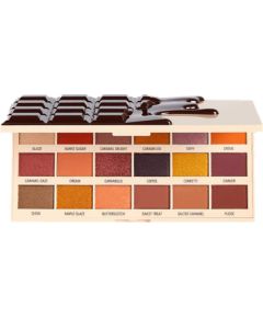 Makeup Revolution I Heart Eyeshadow Palette Caramel Nudes Chocolate 18 Shades 18 g Kосметические средства