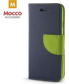 Mocco Fancy Case Чехол Книжка для телефона Sony Xperia XA1 Plus Синий / Зелёный