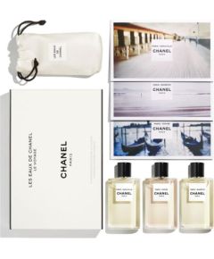 Les Eaux De Chanel Set Chanel: Paris – Deauville Eau De Toilette For Women 30ml + Paris – Venise Eau De Toilette For Women 30ml + Paris – Biarritz Eau De Toilette For Women 30ml Dāvanu komplekti