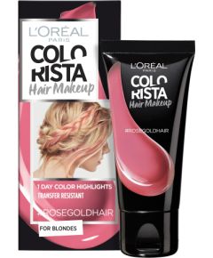 L'Oreal Paris Colorista Hair Makeup Semi-Permanent Hair Dye #ROSEGOLDHAIR 30ml Уход за волосами