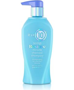 It`s A 10 It's a 10 Scalp Restore Miracle Charcoal Hair Shampoo Remove Excess Oil And Product Residual Build-up 295.7ml Šampūni