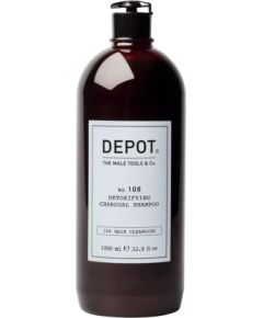 Depot 100 Hair Cleansing No. 108 Charcoal Hair Shampoo Detoxifying 1000ml Šampūni