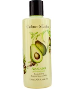 Crabtree & Evelyn Avocado Revitalising Shower Gel For All Skin Types 250ml Dušas želejas ķermenim