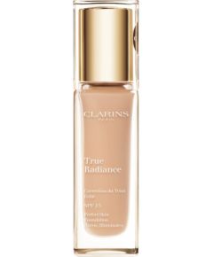 Clarins True Radiance Liquid Foundation 1105 Tawny SPF 15 15ml *Tester Dekoratīvā kosmētika