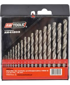 Metāla urbis AWTools AW41203; HSS; 1-10 mm; 19 gab. Аксессуары для дрелей
