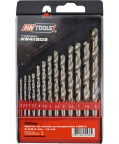 Metāla urbis AWTools AW41202; HSS-G; 2-8 mm; 13 gab. Аксессуары для дрелей