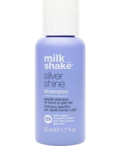 Milk Shake Silver Shine Hair Shampoo For Neutralisation Of Yellow Tones 50ml Шампуни