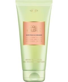 4711 Acqua Colonia White Peach & Coriander Moisturizing Shower Gel Body All Skin Types 200ml Dušas želejas ķermenim