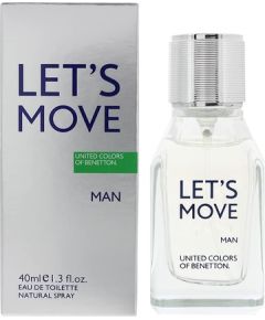 Benetton Let's Move Eau De Toilette For Men 40ml Smaržas - NESAKĀRTOTS