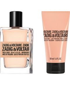 Set Zadig & Voltaire: This Is Her! Vibes Of Freedom, Eau De Parfum, For Women, 50 ml + This Is Her! Vibes Of Freedom, Hydrating, Body Lotion, 50 ml Парфюмерные наборы
