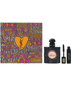 Set Yves Saint Laurent: Black Opium, Eau De Parfum, For Women, 30 ml + Volume Effet Faux Cils, Mascara, Black, 2 ml *Miniature Dāvanu komplekti