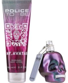 Set Police: To Be My Avatar, Hydrating, Body Lotion, 100 ml + To Be My Avatar, Eau De Parfum, For Women, 40 ml Dāvanu komplekti