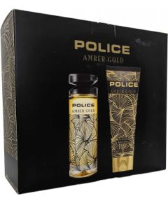 Set Police: Amber Gold, Eau De Toilette, For Women, 100 ml + Amber Gold, Hydrating, Body Lotion, 125 ml Dāvanu komplekti