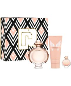 Set Paco Rabanne: Olympea, Eau De Parfum, For Women, 80 ml + Olympea, Hydrating, Body Lotion, 100 ml + Olympea, Eau De Parfum, For Women, 5 ml Парфюмерные наборы
