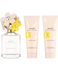 Set Marc Jacobs: Daisy Eau So Fresh, Eau De Toilette, For Women, 75 ml + Daisy Eau So Fresh, Hydrating, Body Lotion, 75 ml + Daisy Eau So Fresh, Hydrating, Shower Gel, All Skin Types, 75 ml Dāvanu komplekti