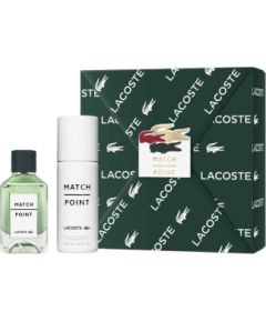 Set Lacoste: Match Point, Eau De Toilette, For Men, 100 ml + Match Point, Deodorant Spray, For Men, 150 ml Dāvanu komplekti