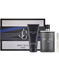 Set Jimmy Choo: Man, Eau De Toilette, For Men, 100 ml + Man, Eau De Toilette, For Men, 10 ml + Man, Shower Gel, Body, All Skin Types, 100 ml Парфюмерные наборы