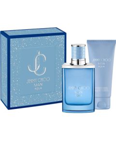 Set Jimmy Choo: Aqua, Eau De Toilette, For Men, 50 ml + Aqua, Shower Gel, For All Skin Types, 100 ml Парфюмерные наборы