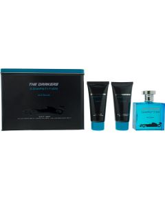 Set Ferrari: The Drakers Competicion Acqua, Eau De Toilette, For Men, 10 ml + The Drakers Competicion Acqua, Hydrating, Body Wash, For Hair & Body, 100 ml Dāvanu komplekti