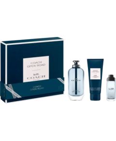 Set Coach: Open Road, Eau De Toilette, For Men, 100 ml + Open Road, Eau De Toilette, For Men, 15 ml + Open Road, Shower Gel, For All Skin Types, 100 ml Dāvanu komplekti