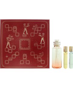 Set Cartier: Rivieres de Cartier Insouciance, Eau De Toilette, Unisex, 100 ml + Rivieres de Cartier Luxuriance, Eau De Toilette, Unisex, 10 ml + Allegresse, Eau De Toilette, Unisex, 10 ml Парфюмерные наборы