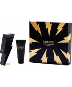 Set Carolina Herrera: Bad Boy, Shower Gel, For All Skin Types, 100 ml + Bad Boy, Eau De Toilette, For Men, 100 ml Dāvanu komplekti