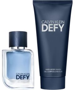 Set Calvin Klein: Defy, Woody-aromatic, Shower Gel & Shampoo 2-In-1, 100 ml + Defy, Eau De Toilette, For Men, 50 ml Парфюмерные наборы
