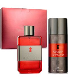 Set Antonio Banderas: The Secret Temptation, Eau De Toilette, For Men, 100 ml + The Secret Temptation, Deodorant Spray, For Men, 150 ml Dāvanu komplekti