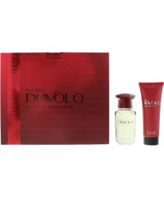 Set Antonio Banderas: Diavolo, Eau De Toilette, For Men, 50 ml + Diavolo, Calming, After-Shave Balm, 75 ml Dāvanu komplekti
