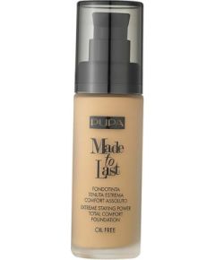 Pupa, Made To Last, Paraben-Free, Long Lasting, Liquid Foundation, 03, Dark Ivory, 30 ml *Tester Dekoratīvā kosmētika