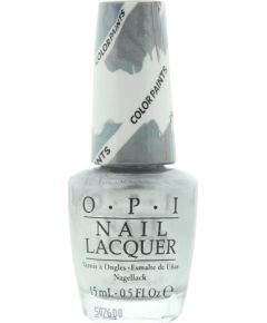 Opi, Silver Canvas Undercoat, metallic, Nail Polish, OSC72NLP19, Silver Canvas, 15 ml Nagu lakas