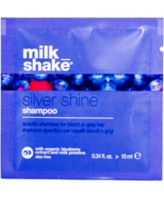 Milk Shake, Silver Shine, Hair Shampoo, For Neutralisation Of Yellow Tones, 10 ml Šampūni
