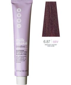 Milk Shake, Creative, SLS/SLES-Free, Permanent Hair Dye, 6.876BV Iridescent Chestnut Dark Blond, 100 ml Matu kopšana