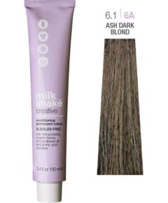 Milk Shake, Creative, SLS/SLES-Free, Permanent Hair Dye, 6.16A Ash Dark Blond, 100 ml Matu kopšana