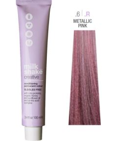 Milk Shake, Creative, SLS/SLES-Free, Permanent Hair Dye, .6.R Metallic Pink, 100 ml Matu kopšana
